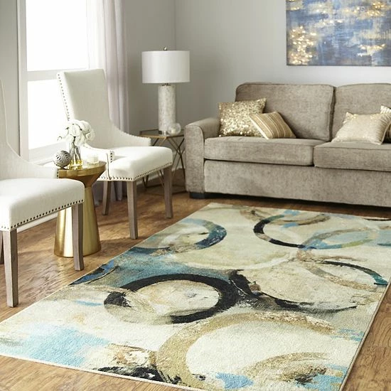 Mohawk Home Mohawk® Home Prismatic EverStrand Canvas Art Rug Multi 2 Mohawk Home Mohawk® Home Prismatic EverStrand Canvas Art Rug Multi - Image 2