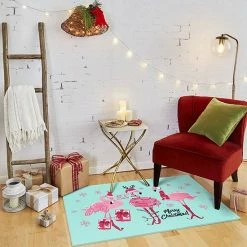 Mohawk Home Mohawk® Home Prismatic Flamingo Snowflakes Rug 16 Mohawk Home Mohawk® Home Prismatic Flamingo Snowflakes Rug -Mohawk Home shop unnamed file 3134