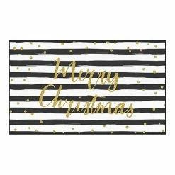 Mohawk Home Mohawk® Home Prismatic Christmas Stripe Black/White