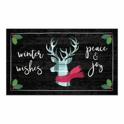 Mohawk Home Mohawk® Home Prismatic Winter Wishes Black Rug