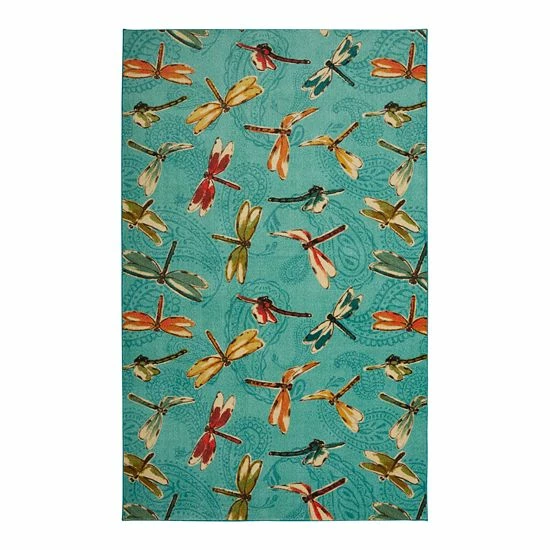 Mohawk Home Mohawk® Home Prismatic Summer Dragonflies EverStrand Rug 1 Mohawk Home Mohawk® Home Prismatic Summer Dragonflies EverStrand Rug