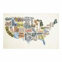 Mohawk Home Mohawk® Home Kids Interactive Prismatic United States Map EverStrand Rug