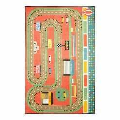 Mohawk Home Mohawk® Home Kids Interactive Prismatic Race Track EverStrand Rug