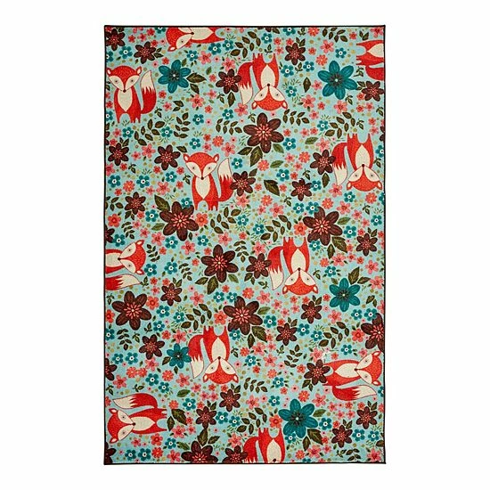 Mohawk Home Mohawk® Home Kids Prismatic Enchanted Forest Fox EverStrand Rug 1 Mohawk Home Mohawk® Home Kids Prismatic Enchanted Forest Fox EverStrand Rug