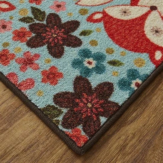 Mohawk Home Mohawk® Home Kids Prismatic Enchanted Forest Fox EverStrand Rug 3 Mohawk Home Mohawk® Home Kids Prismatic Enchanted Forest Fox EverStrand Rug - Image 3