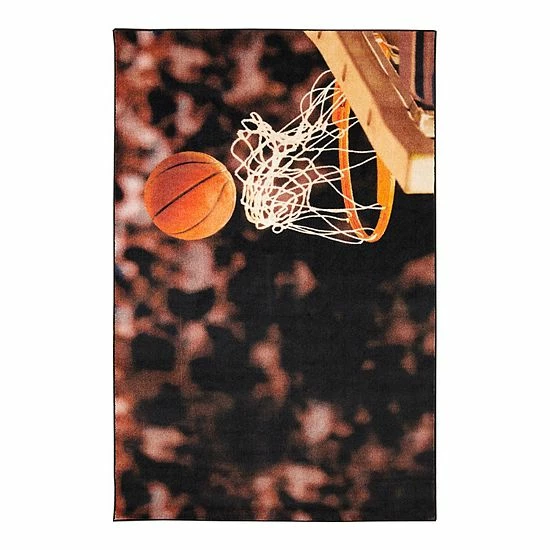 Mohawk Home Mohawk® Home Kids Prismatic Basketball Hoop EverStrand Rug 1 Mohawk Home Mohawk® Home Kids Prismatic Basketball Hoop EverStrand Rug