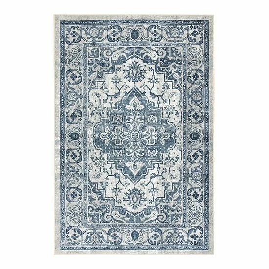 Mohawk Home Mohawk® Home Heritage Kizzy Rug Blue 5 Mohawk Home Mohawk® Home Heritage Kizzy Rug Blue - Image 5