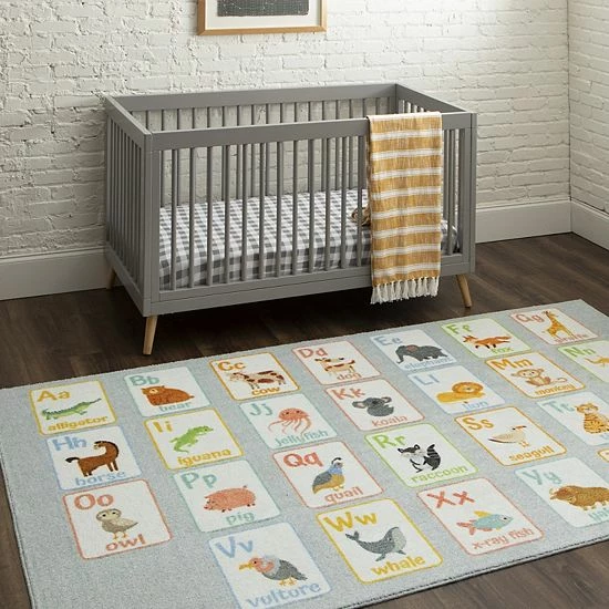 Mohawk Home Mohawk® Home Kids Alphabet Animals Area Rug 4 Mohawk Home Mohawk® Home Kids Alphabet Animals Area Rug - Image 4