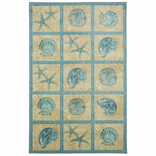 Mohawk Home Mohawk® Home Laguna Shells Seaside Area Rug 1 Mohawk Home Mohawk® Home Laguna Shells Seaside Area Rug