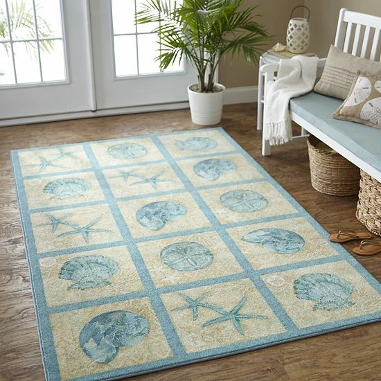 Mohawk Home Mohawk® Home Laguna Shells Seaside Area Rug 2 Mohawk Home Mohawk® Home Laguna Shells Seaside Area Rug - Image 2