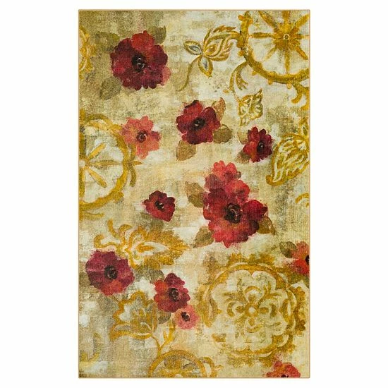Mohawk Home Mohawk® Home Fresco Floral Gold Area Rug 1 Mohawk Home Mohawk® Home Fresco Floral Gold Area Rug