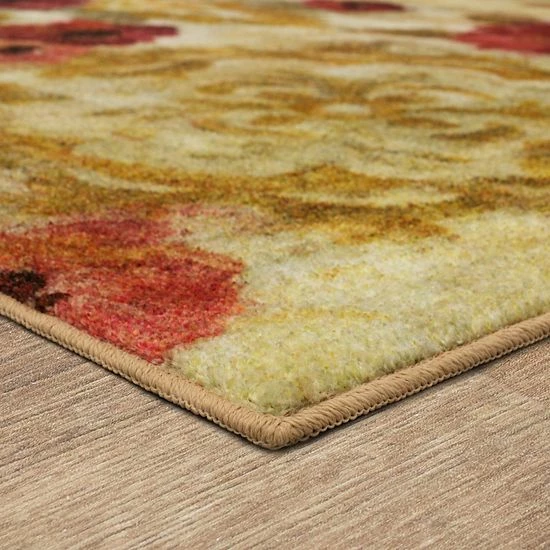 Mohawk Home Mohawk® Home Fresco Floral Gold Area Rug 4 Mohawk Home Mohawk® Home Fresco Floral Gold Area Rug - Image 4