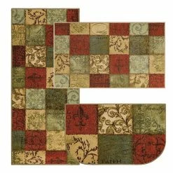 Mohawk Home Mohawk® Home Floral Tile Accent & Kitchen Rug Multi