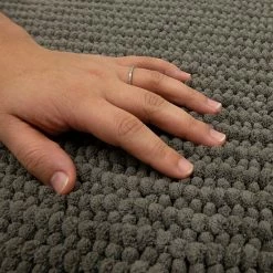 Mohawk Home Homespun Chenille Bath Runner Rug Arctic White -Mohawk Home shop unnamed file 35