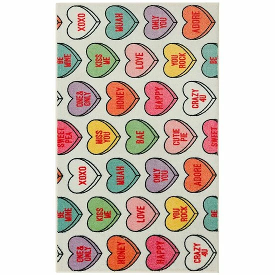 Mohawk Home Mohawk® Home Candy Hearts Rug 1 Mohawk Home Mohawk® Home Candy Hearts Rug