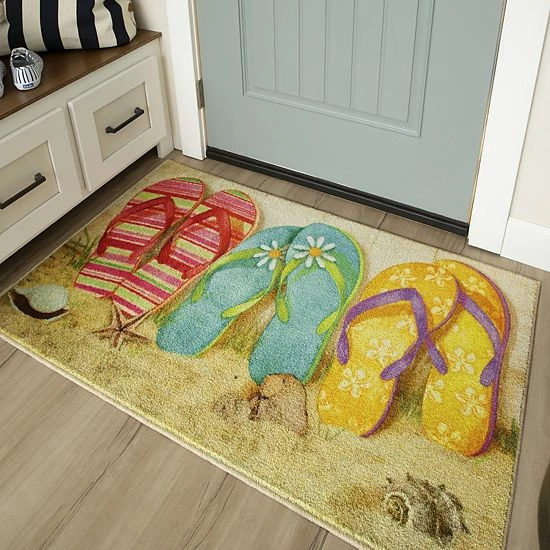 Mohawk Home Mohawk® Home Prismatic Flip Flops In Sand Rug 7 Mohawk Home Mohawk® Home Prismatic Flip Flops In Sand Rug - Image 7