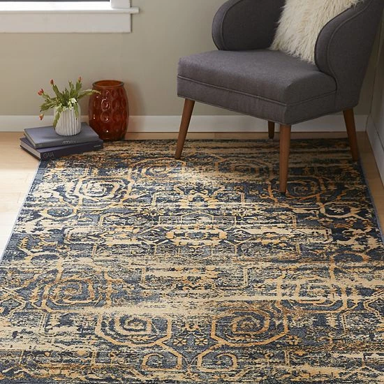 Mohawk Home Mohawk® Home Prismatic EverStrand Horatio Rug Gold 2 Mohawk Home Mohawk® Home Prismatic EverStrand Horatio Rug Gold - Image 2