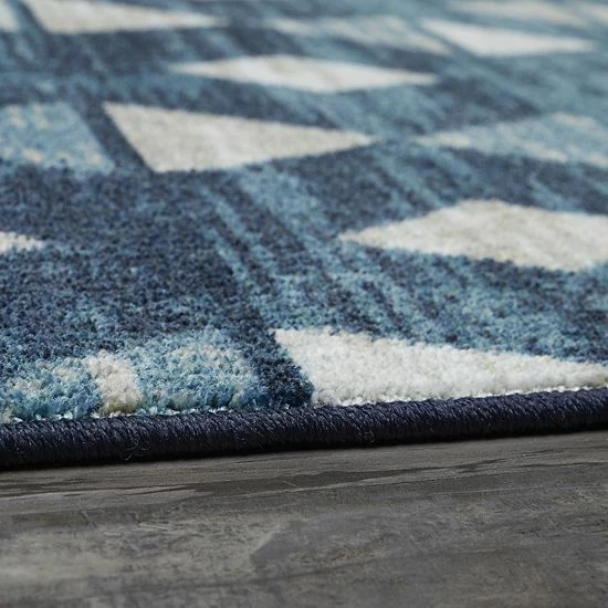 Mohawk Home Mohawk® Home Prismatic EverStrand Sutton Rug Blue 3 Mohawk Home Mohawk® Home Prismatic EverStrand Sutton Rug Blue - Image 3