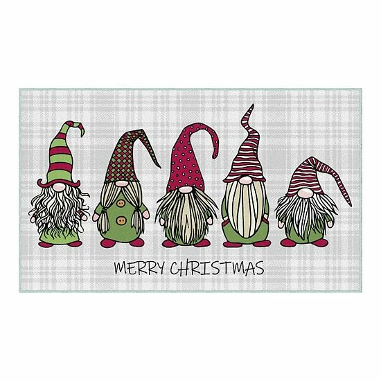 Mohawk Home Mohawk® Home Prismatic Christmas Gnomes Rug Blue 9 Mohawk Home Mohawk® Home Prismatic Christmas Gnomes Rug Blue - Image 9