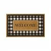 Mohawk Home Farmhouse Plaid "Welcome" Doormat - 18" X 30"