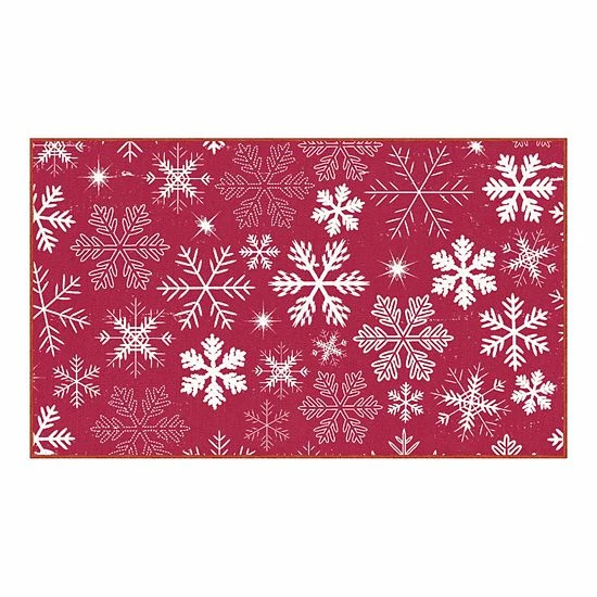 Mohawk Home Mohawk® Home Prismatic Snowflakes Rug Blue 7 Mohawk Home Mohawk® Home Prismatic Snowflakes Rug Blue - Image 7