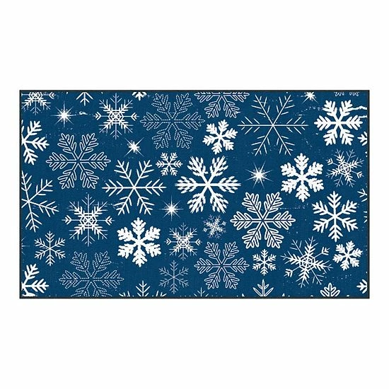 Mohawk Home Mohawk® Home Prismatic Snowflakes Rug Blue 8 Mohawk Home Mohawk® Home Prismatic Snowflakes Rug Blue - Image 8