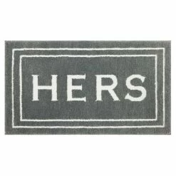 Mohawk Home Mohawk® Home Knitted "Hers" Bath Rug Pewter -Mohawk Home shop unnamed file 711