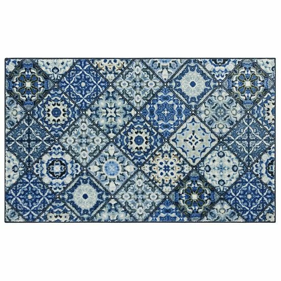 Mohawk Home Mohawk® Home Moraccan Tile Accent Kitchen Rug Green 1 Mohawk Home Mohawk® Home Moraccan Tile Accent Kitchen Rug Green