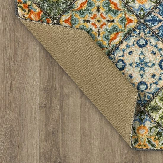 Mohawk Home Mohawk® Home Moraccan Tile Accent Kitchen Rug Green 3 Mohawk Home Mohawk® Home Moraccan Tile Accent Kitchen Rug Green - Image 3