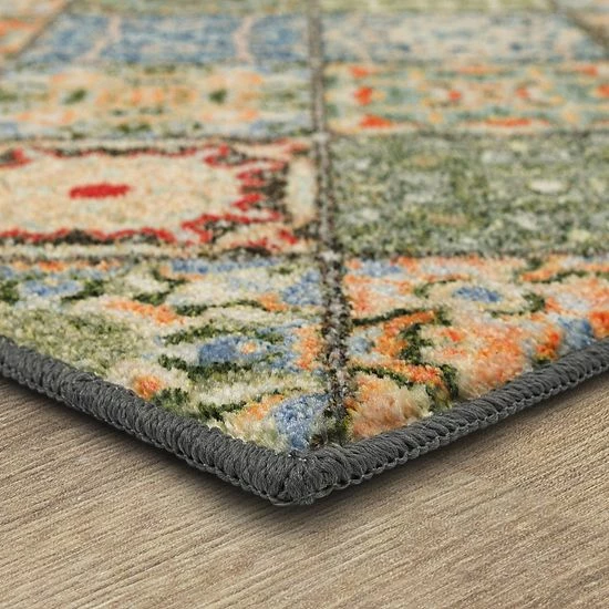 Mohawk Home Mohawk® Home Moraccan Tile Accent Kitchen Rug Green 4 Mohawk Home Mohawk® Home Moraccan Tile Accent Kitchen Rug Green - Image 4