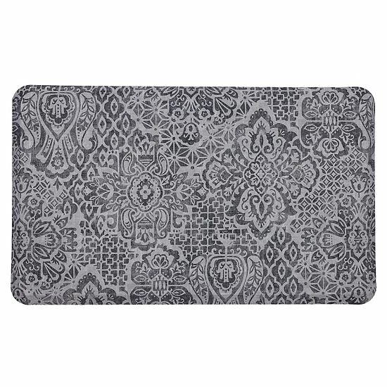 Mohawk Home Mohawk® Home Damask Nouveau Comfort Kitchen Mat Tan 6 Mohawk Home Mohawk® Home Damask Nouveau Comfort Kitchen Mat Tan - Image 6