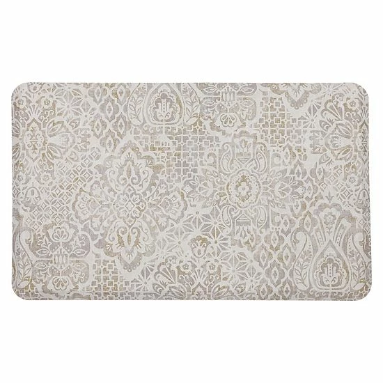 Mohawk Home Mohawk® Home Damask Nouveau Comfort Kitchen Mat Tan 8 Mohawk Home Mohawk® Home Damask Nouveau Comfort Kitchen Mat Tan - Image 8