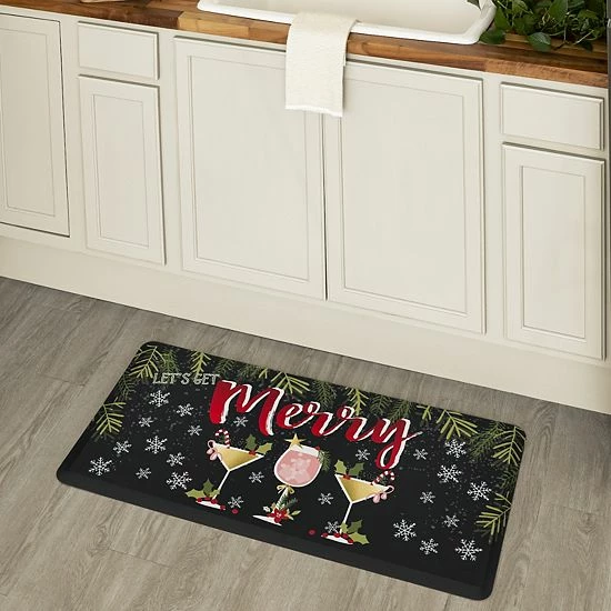 Mohawk Home Mohawk® Home Merry Martinis Cushioned Kitchen Mat 2 Mohawk Home Mohawk® Home Merry Martinis Cushioned Kitchen Mat - Image 2