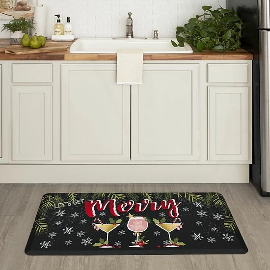 Mohawk Home Mohawk® Home Merry Martinis Cushioned Kitchen Mat 4 Mohawk Home Mohawk® Home Merry Martinis Cushioned Kitchen Mat - Image 4