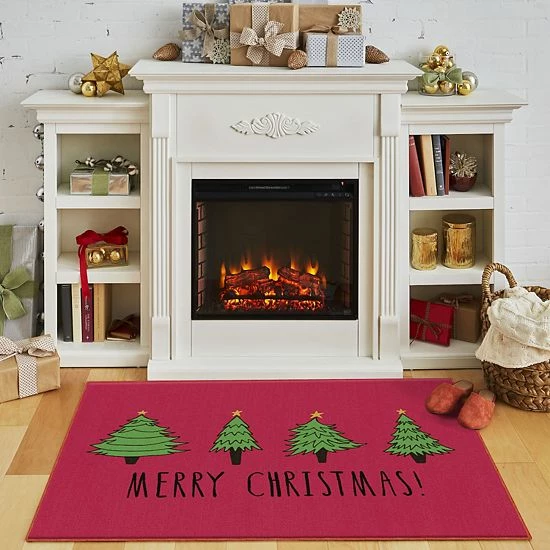 Mohawk Home Mohawk® Home Prismatic Christmas Trees Rug Blue 2 Mohawk Home Mohawk® Home Prismatic Christmas Trees Rug Blue - Image 2
