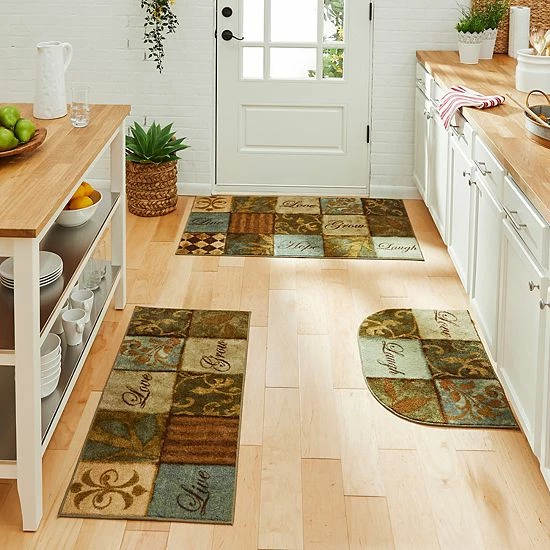 Mohawk Home Mohawk® Home Les Fleurs La Terre Kitchen Rug 2 Mohawk Home Mohawk® Home Les Fleurs La Terre Kitchen Rug - Image 2